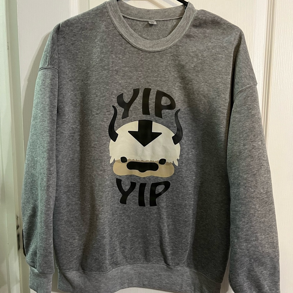 ATLA Appa gray crewneck sweatshirt 🦬